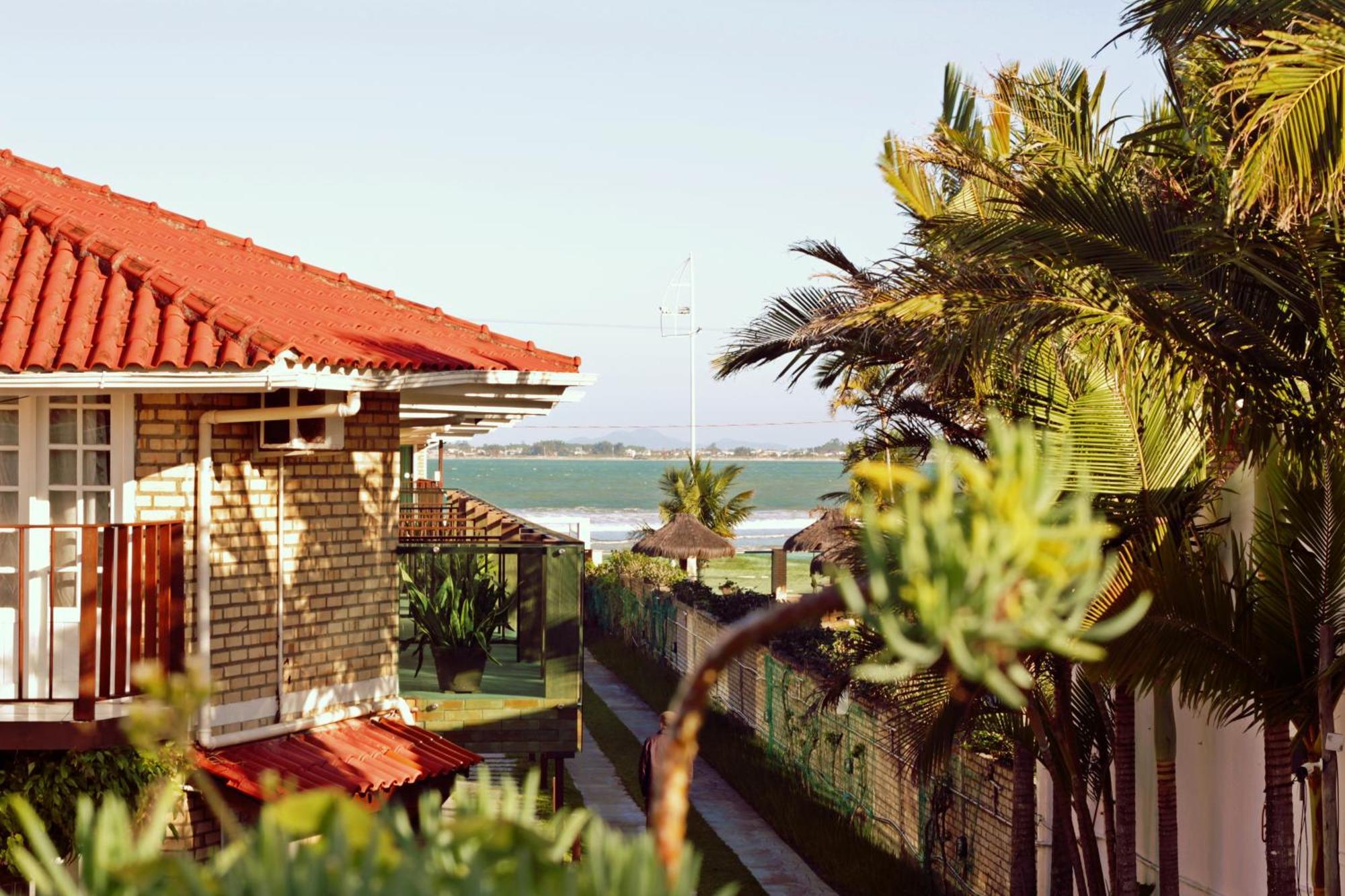 Pousada Recanto Edenico - A Beira Mar Da Praia Ponta Do Papagaio, Palhoca Sc 外观 照片