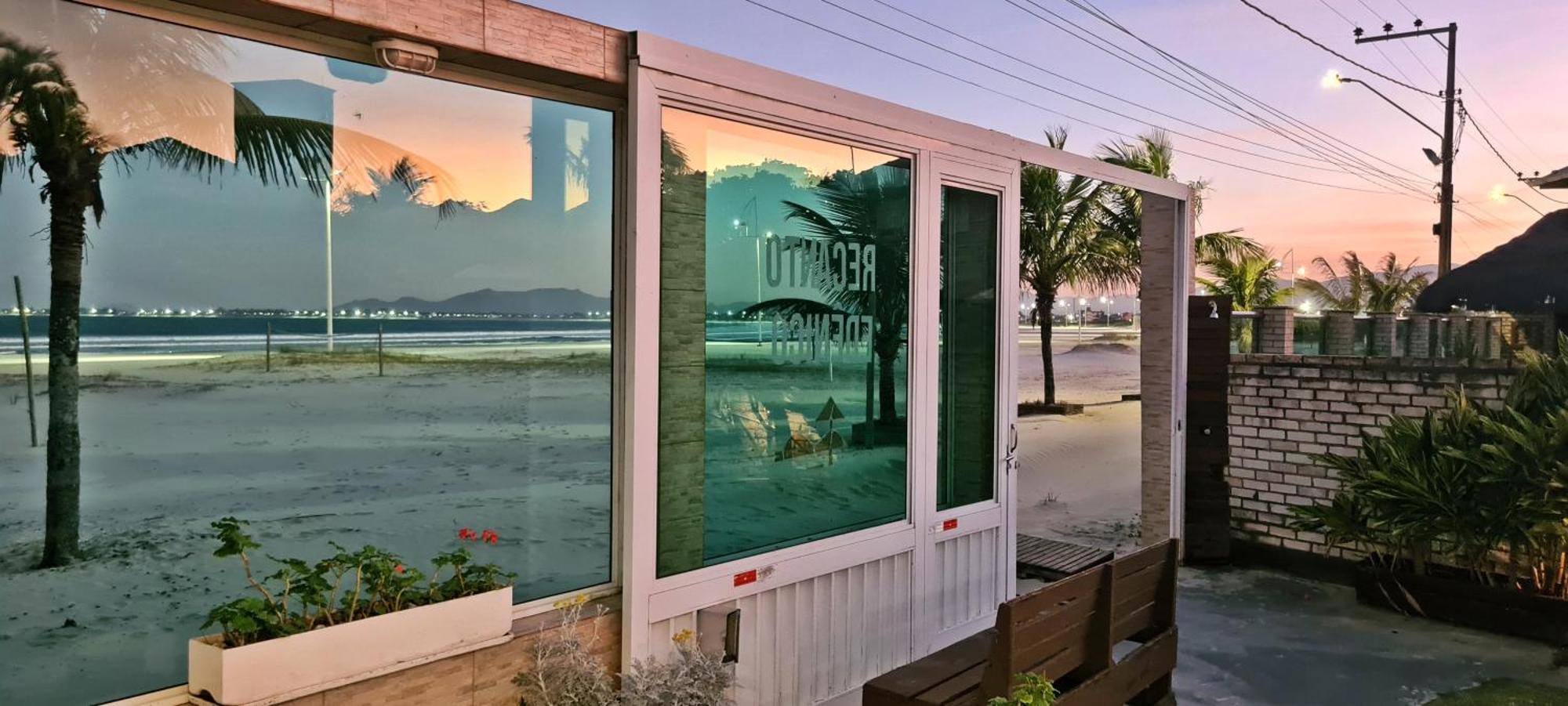 Pousada Recanto Edenico - A Beira Mar Da Praia Ponta Do Papagaio, Palhoca Sc 外观 照片