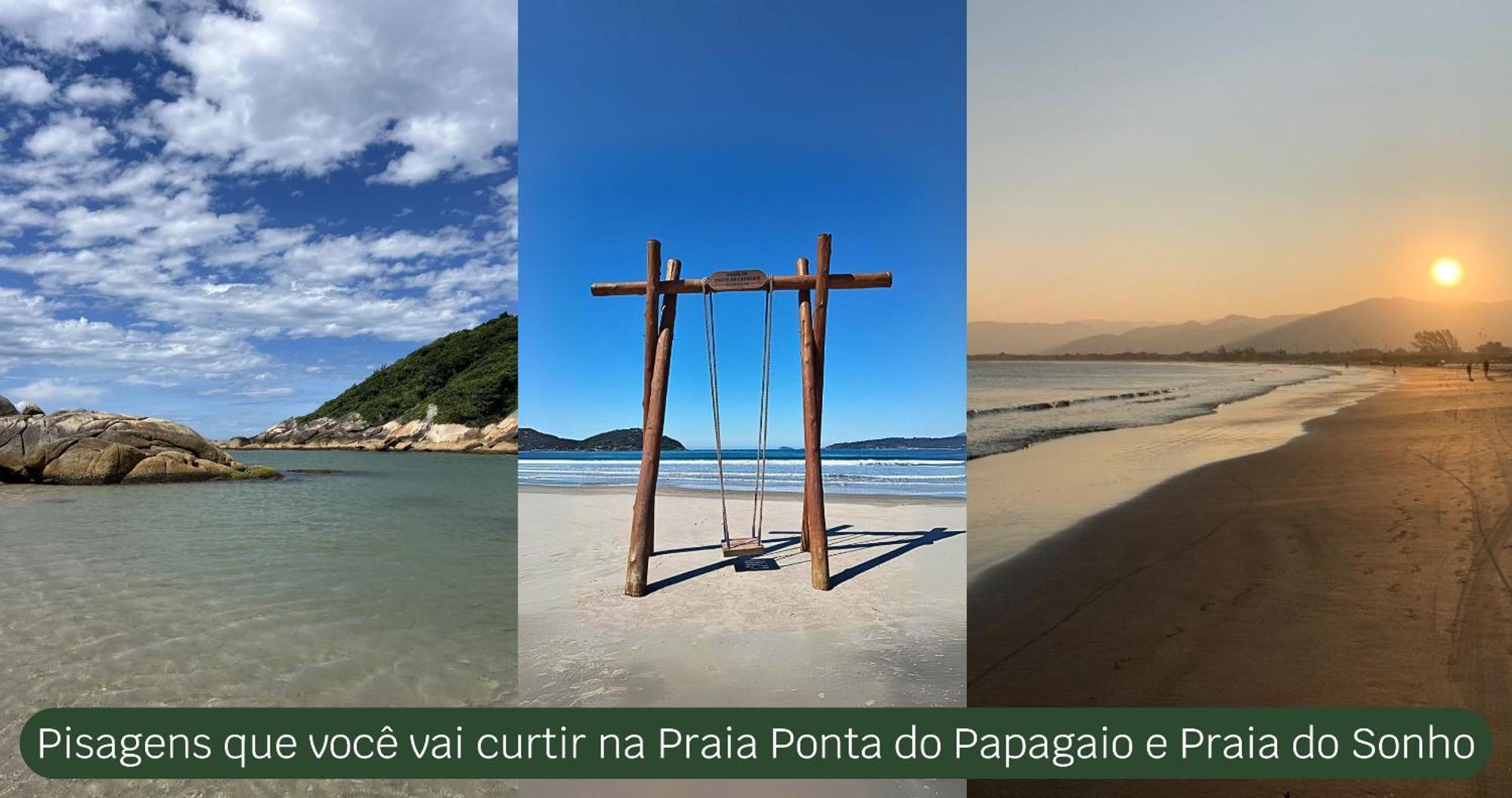Pousada Recanto Edenico - A Beira Mar Da Praia Ponta Do Papagaio, Palhoca Sc 外观 照片