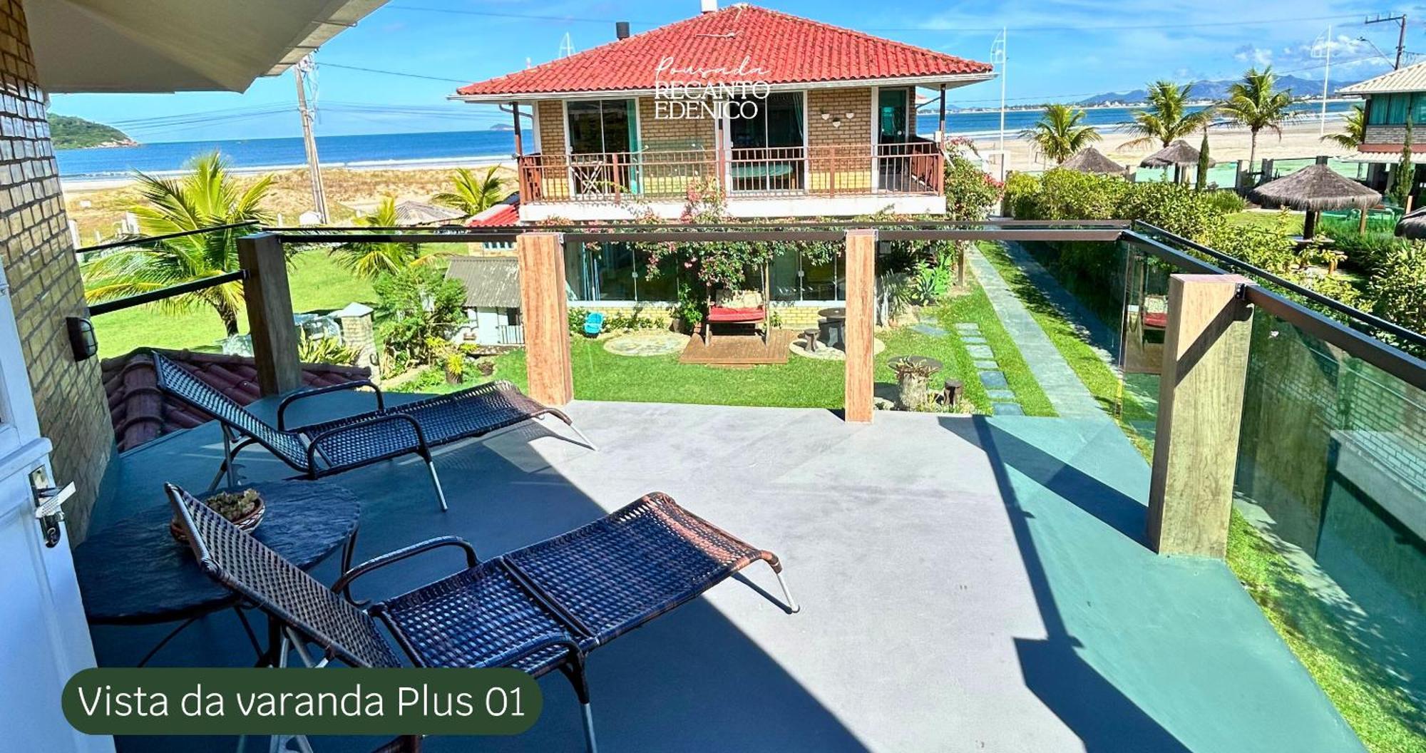 Pousada Recanto Edenico - A Beira Mar Da Praia Ponta Do Papagaio, Palhoca Sc 外观 照片