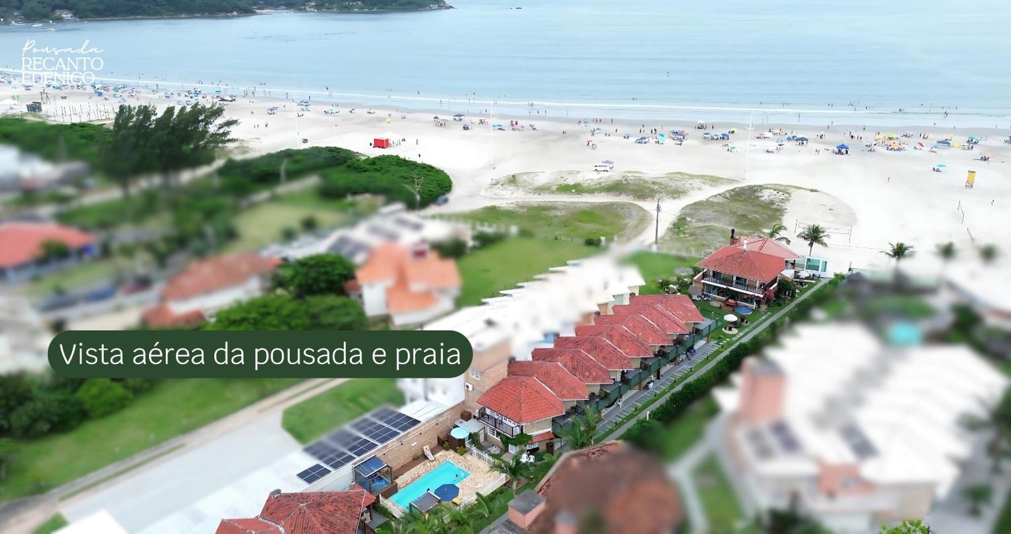 Pousada Recanto Edenico - A Beira Mar Da Praia Ponta Do Papagaio, Palhoca Sc 外观 照片