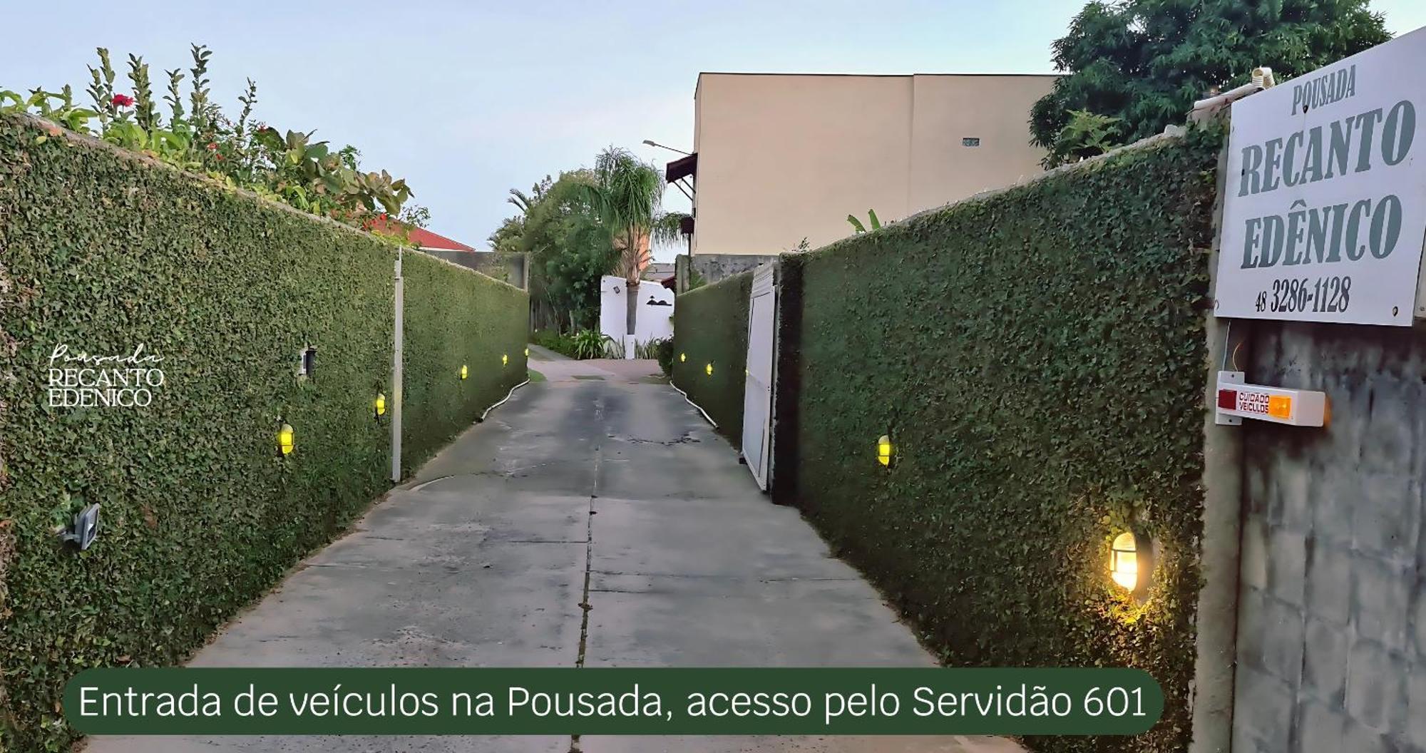 Pousada Recanto Edenico - A Beira Mar Da Praia Ponta Do Papagaio, Palhoca Sc 外观 照片