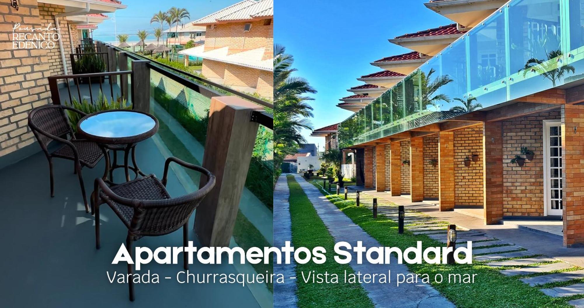 Pousada Recanto Edenico - A Beira Mar Da Praia Ponta Do Papagaio, Palhoca Sc 外观 照片